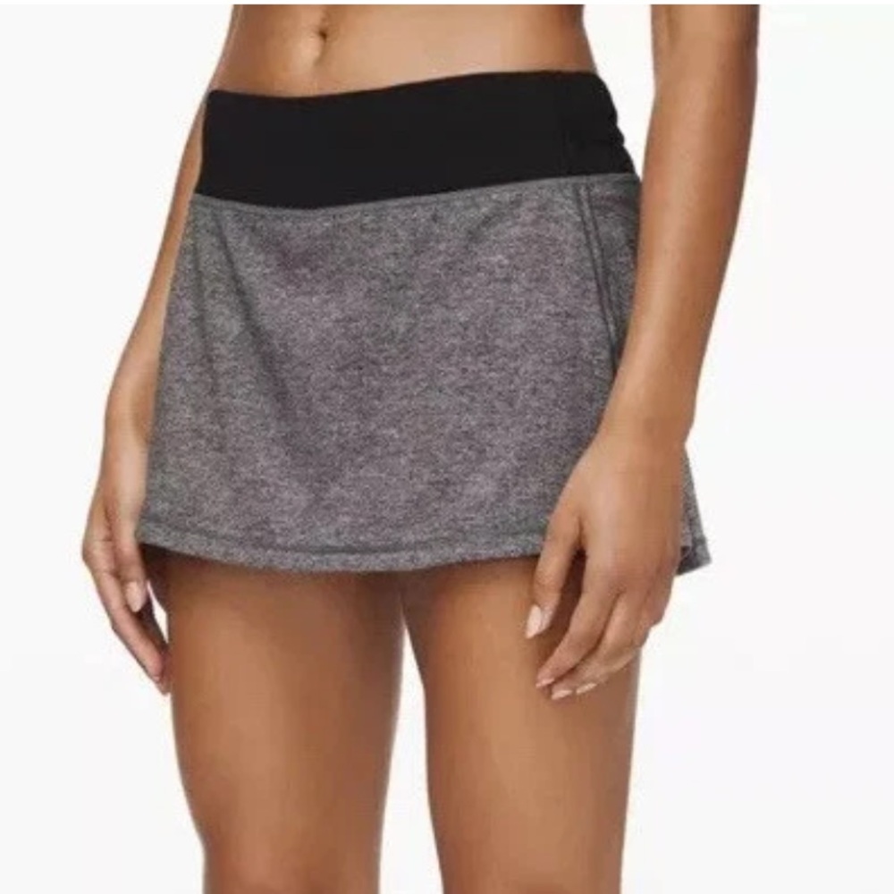 Lululemon Heather Gray Athletic Skirt